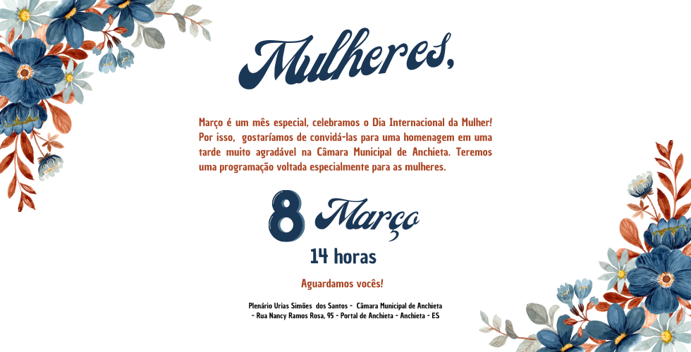NOTÍCIA: Convite Dia Internacional da Mulher