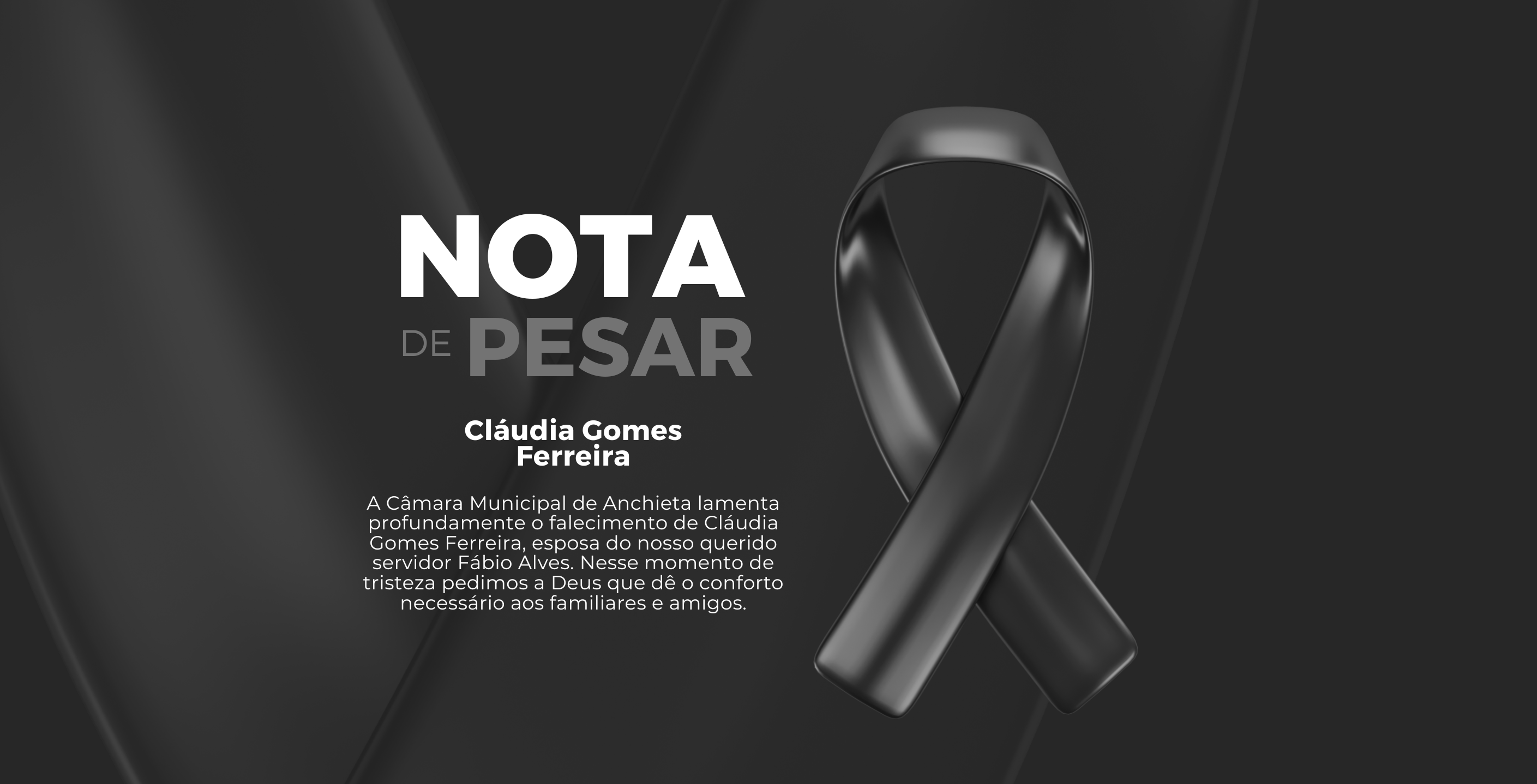 NOTÍCIA: Nota de pesar