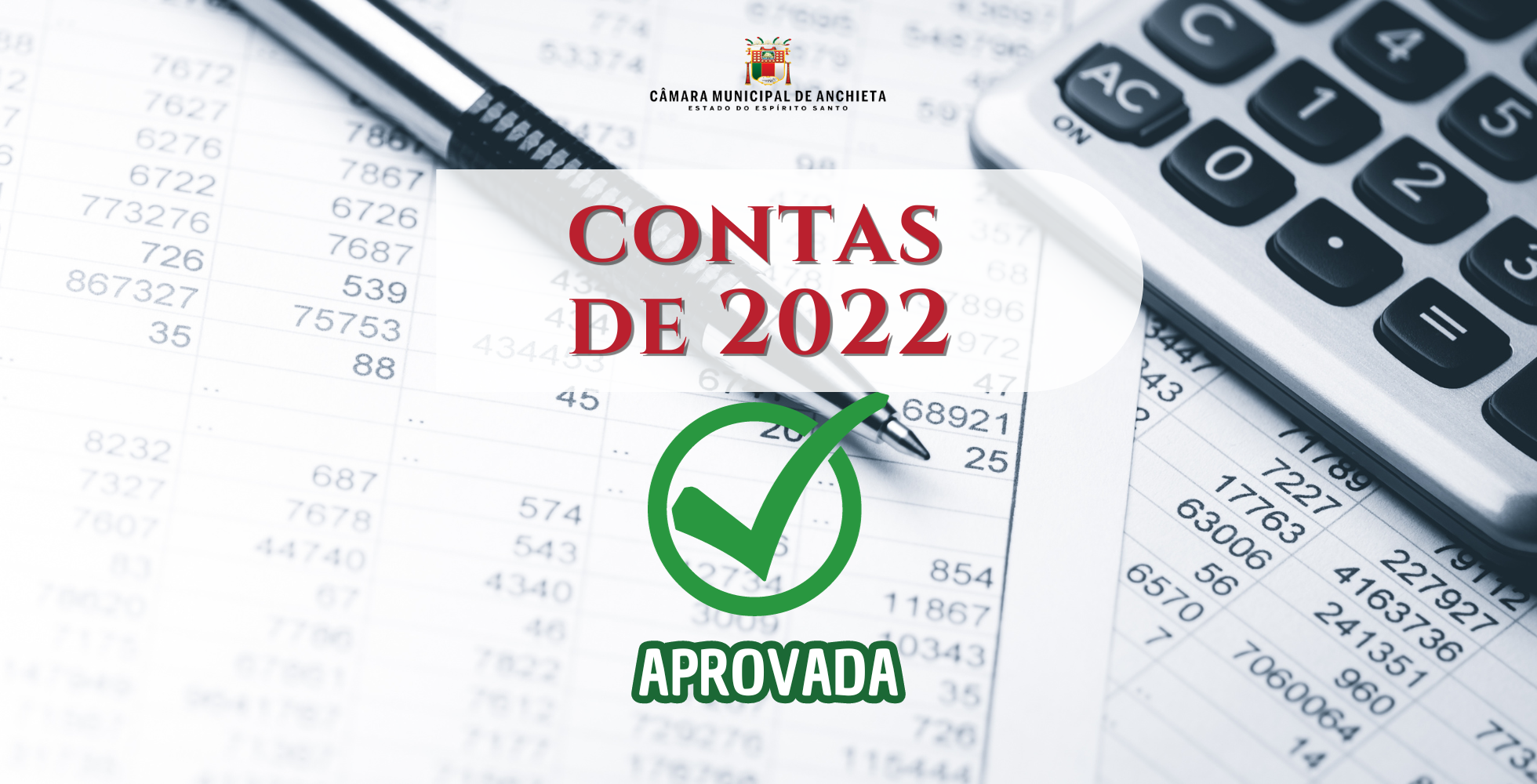 NOTÍCIA: Contas de 2022 aprovadas